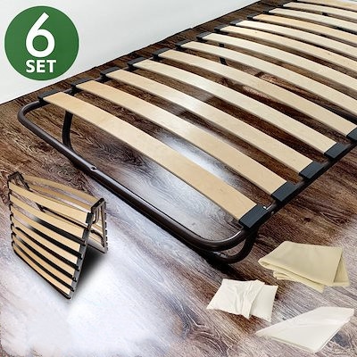 ベッドフレーム マットレスセット シングル 6点セットこベッド 折りたたみベッド マットレス 枕 ボックスシーツ 枕カバー 付き 耐荷重 100kg