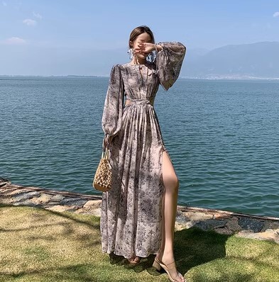 ワンピース ビーチドレス ワンピドレス ロング丈 シフォン かわいい 大人可愛い きれいめ カジュアル 大人 上品 おしゃれ お洒落 かっこいい 大人女子 ラブリー キュート ガーリー 個性的 クール