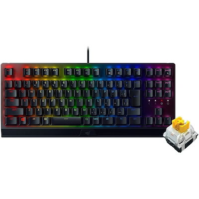 他サイト： BlackWidow V3 Tenkeyless JP - Yellow Switch ゲーミングキーボード テンキーレス RZ03-03491900-R3J1の商品画像