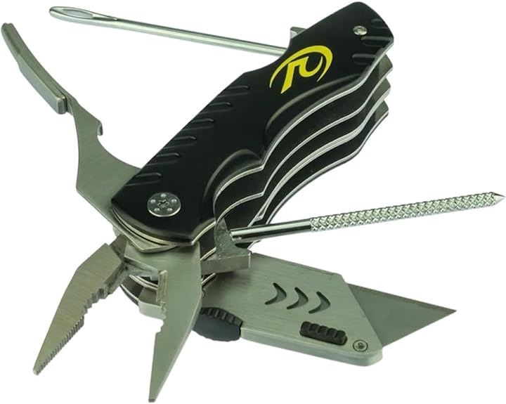 日本語説明書Rocky Creek MotoPressor バイクチューブレスタイヤ パンク修理 4in1マルチツール コンパクト 修理ツール オールインワン(パンク修理ツール)