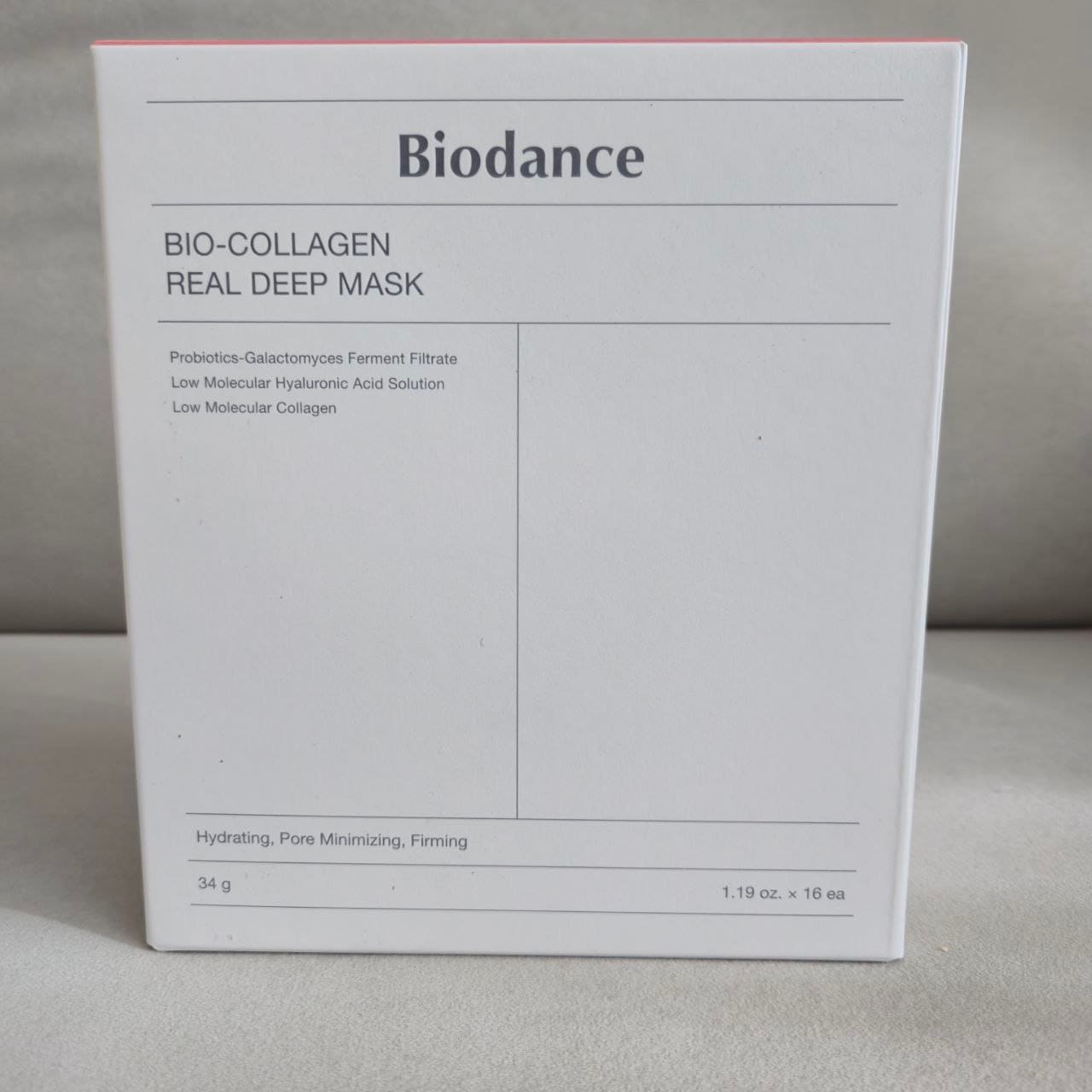 【韓国で大人気】バイオダンス バイオコラーゲン リアルディープマスク 16枚入り Brightening & Anti-wrinkle 機能性化粧品