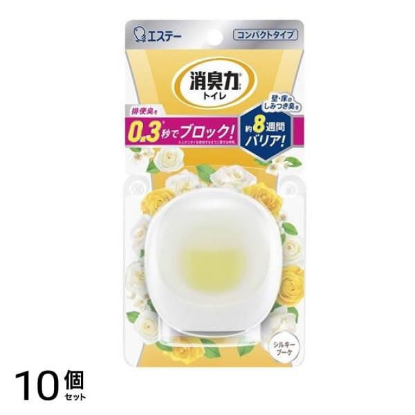 消臭力 コンパクト トイレ用 シルキーブーケ 6mL (本体) 10個セット