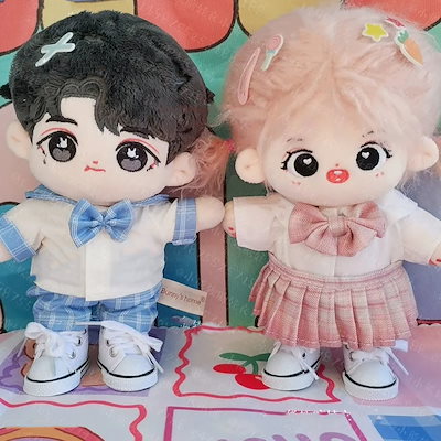 Qoo10] 20cm ミニ洋服 ぬいぐるみ用服 JK
