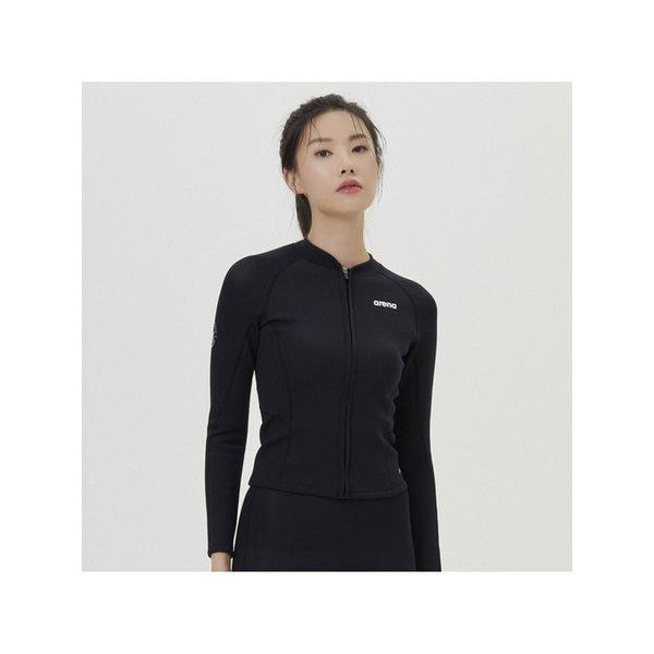 ウェーブ レジャー ネオプレン ジップアップ ラッシュガード A4BL1QR91BLK 9,995円