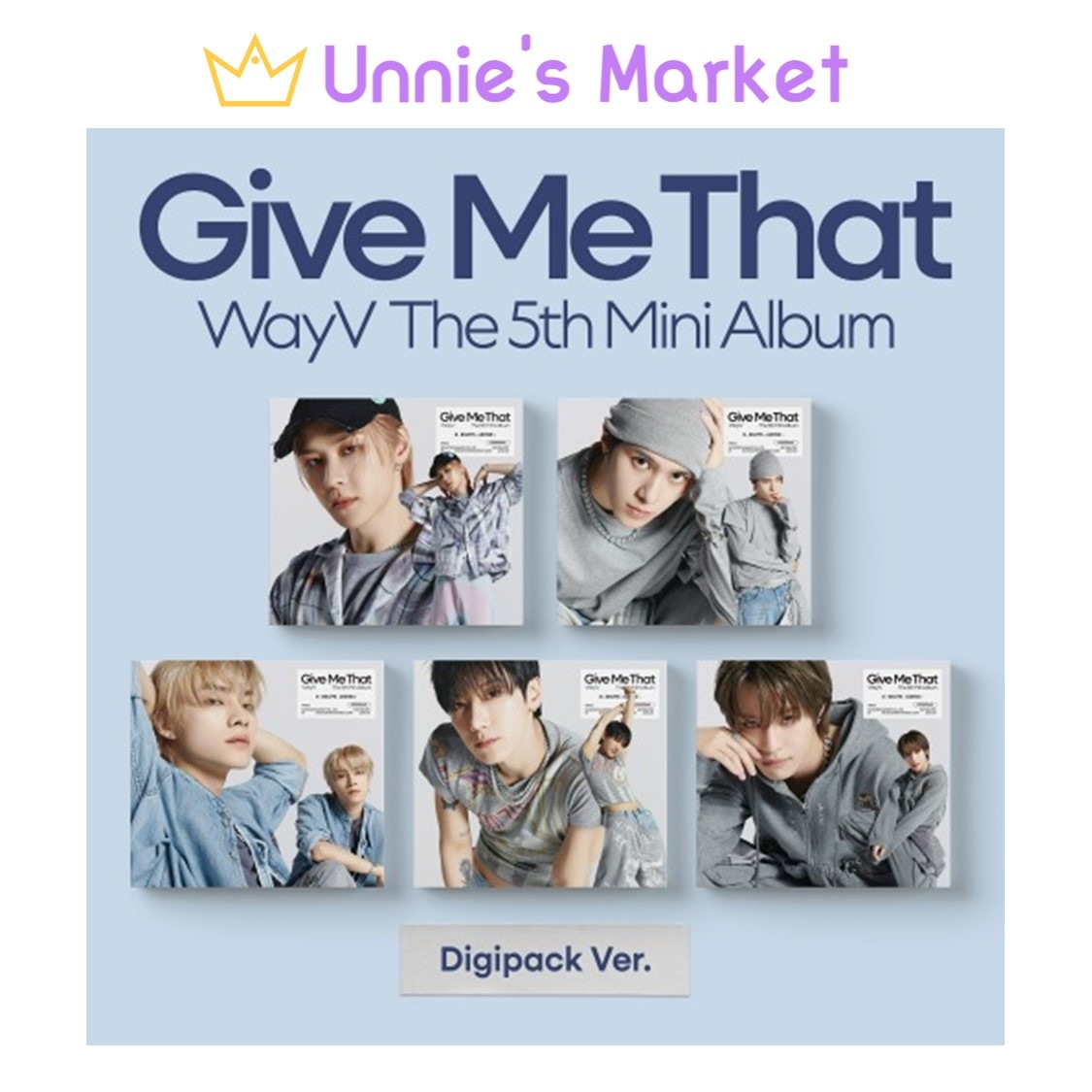 [SET] WayV - Give Me That Digipack Ver. + Free Photocard(fan-made) 1EA