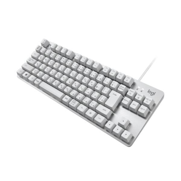 キーボード K835 TKLメカニカル K835OWR オフホワイト/シルバー TTCレッド