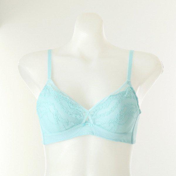 レースとシースルーのカットアウトディテールブラ MT Bカップ_CA(VBR9005A_F)