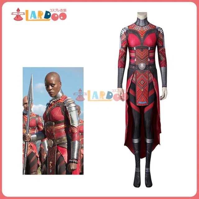 新タイプ追加 激安販売 パンサー Black Panther ドーラ・ミラージュ アヨ・アネカ・ナキア ボディ コスチューム コスプレ[J21073GA]