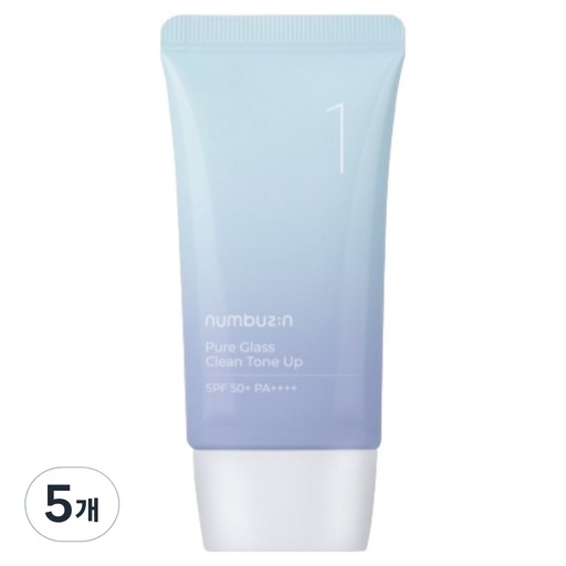1番ガラス粒クリアトーンアップクリアSPF50+ PA++++ 50ml 5個 肌明度 キープ