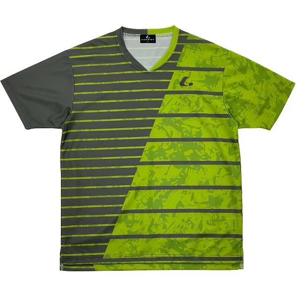 LUCENT ルーセント Uni ゲームシャツ 襟なし テニス ゲームシャツ XLH3535 半袖