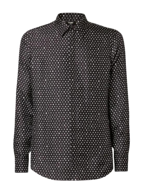 FENDI Men Shirts FS0585 AVZ6F0QA1 Black