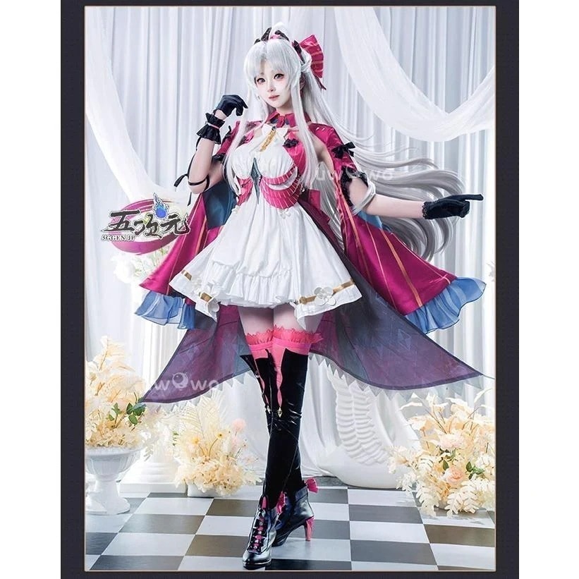 即納あり UWOWO　鳴潮　コスプレ　カルロッタ　衣装　ins大人気 ウィッグ　靴　髙!品!質