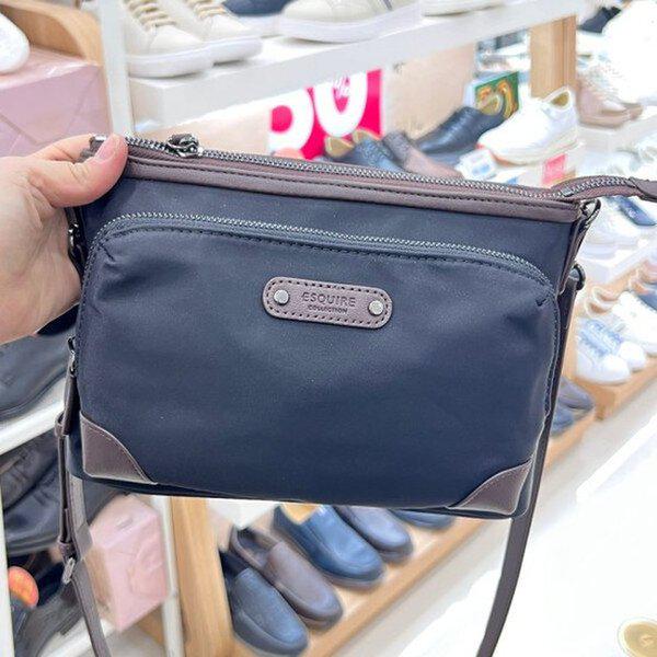 女性用軽量ファブリックカジュアルショルダー兼クロスバッグ EOCSHB831cm 362_GN