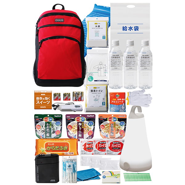 Qoo10] 防災バッグ 【 防災士が監修した 防災セ
