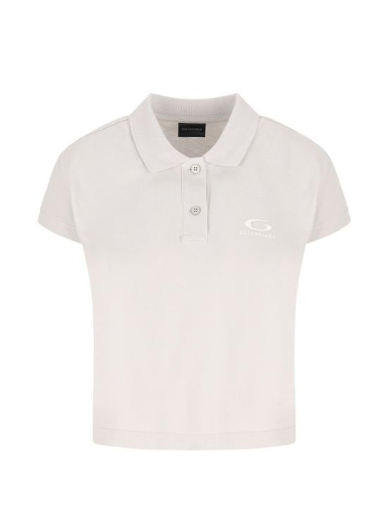 BALENCIAGA Women Polo Shirts 858098 TTVT89060 White