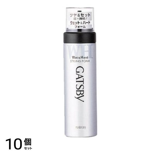 ギャツビー(GATSBY) スタイリングフォーム ウェット&ハード 185g 10個セット
