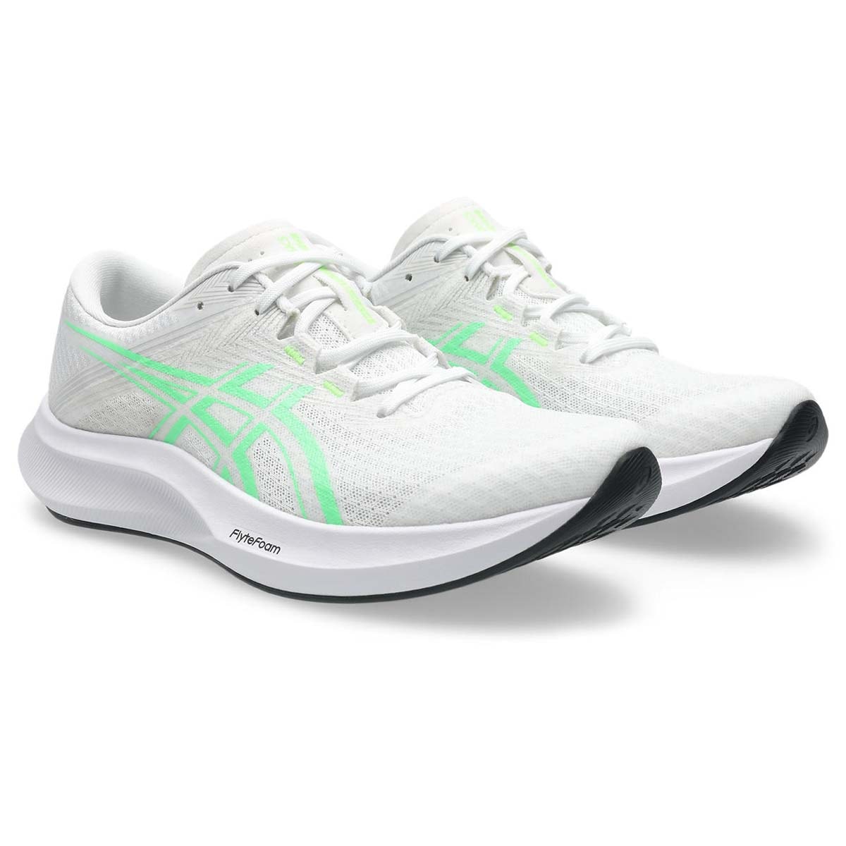 アシックス 1012B863-101-24.5 レディース ランニングシューズ HYPER SPEED 5（White/Vital Green・サイズ：24.5cm） 1012B863101245