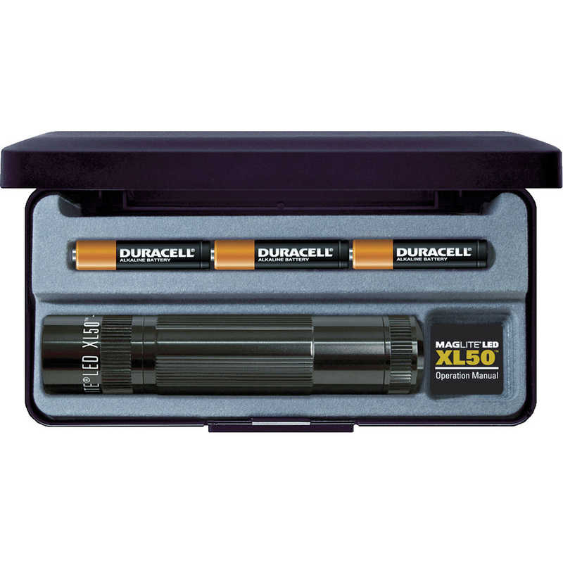 MAGLITE　LED フラッシュライトXL50 (単4電池3本用)　LED XL50 XL50-S3017 BK