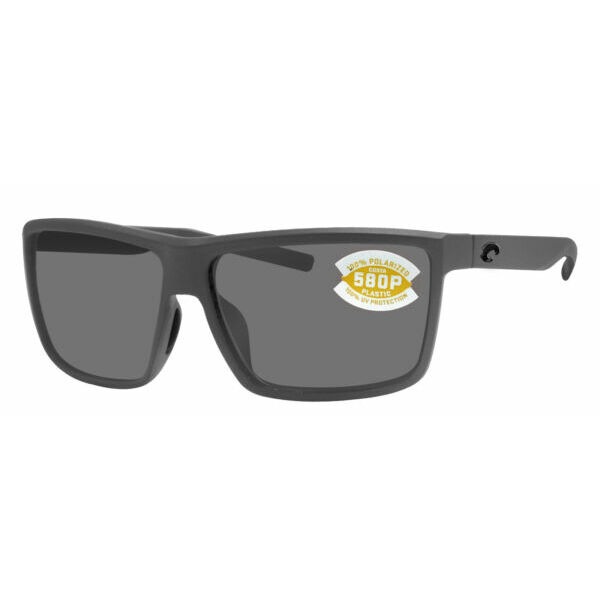 サングラス Costa Del Mar Rinconcito Matte Frame Gray 580 Plastic Polarized Sunglasses New
