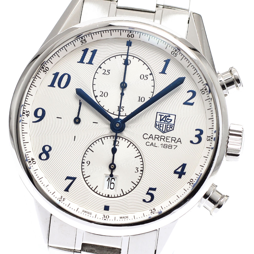 タグホイヤー TAG HEUER CAR2114-0 カレラ キャリバー1887 クロノグラフ 自動巻き メンズ _920498【中古】