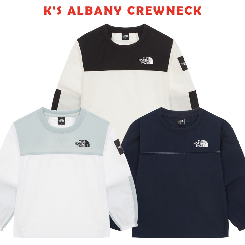 韓国正規品保証 関税負担なしNM5MR08S KS ALBANY CREWNECK デイリー 基本 着装 男子 女子 人気 韓国 ファッション 男女共用 アウトドア