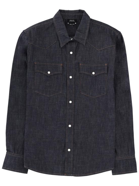 A.P.C. Men Long Tops COHOJ H12632 IAI DENIM