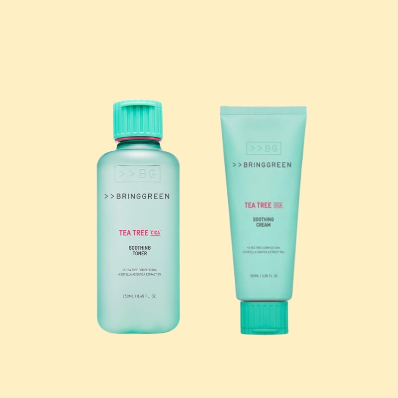 ティーツリーシカスーディングトナー250ml+クリーム100ml