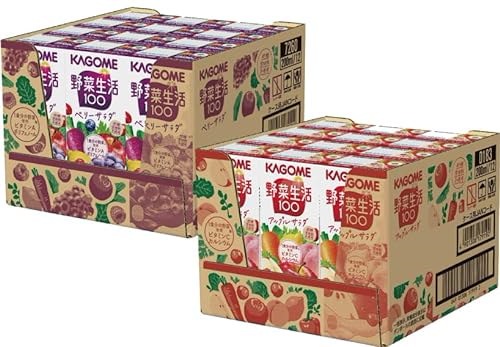 Qoo10] カゴメ 野菜生活100 ベリーサラダ 200ml