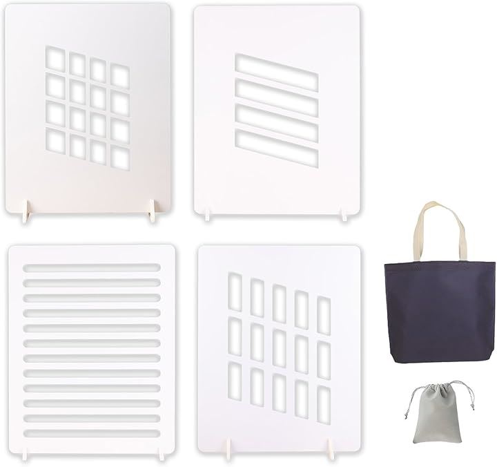 影 撮影小道具 4枚セット 木洩れ日 背景ボード アクセサリー ジュエリー