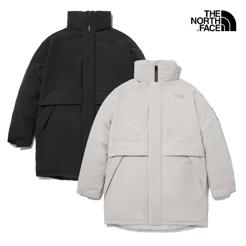 WHITE LABEL NEILTON ON BALL PARKA BLACK / WHITE SAND ダウンコート 男女兼用 ユニセックス 2色展開 韓国正規品