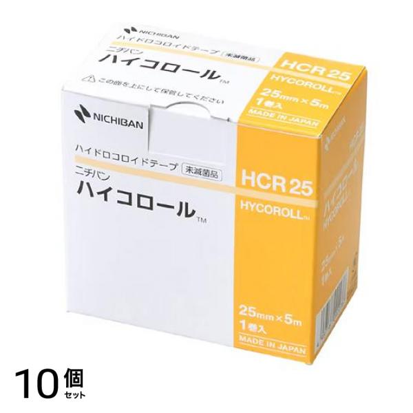 NICHIBAN ニチバン ハイコロール 25mm×5m 1巻入 (HCR25) 10個セット