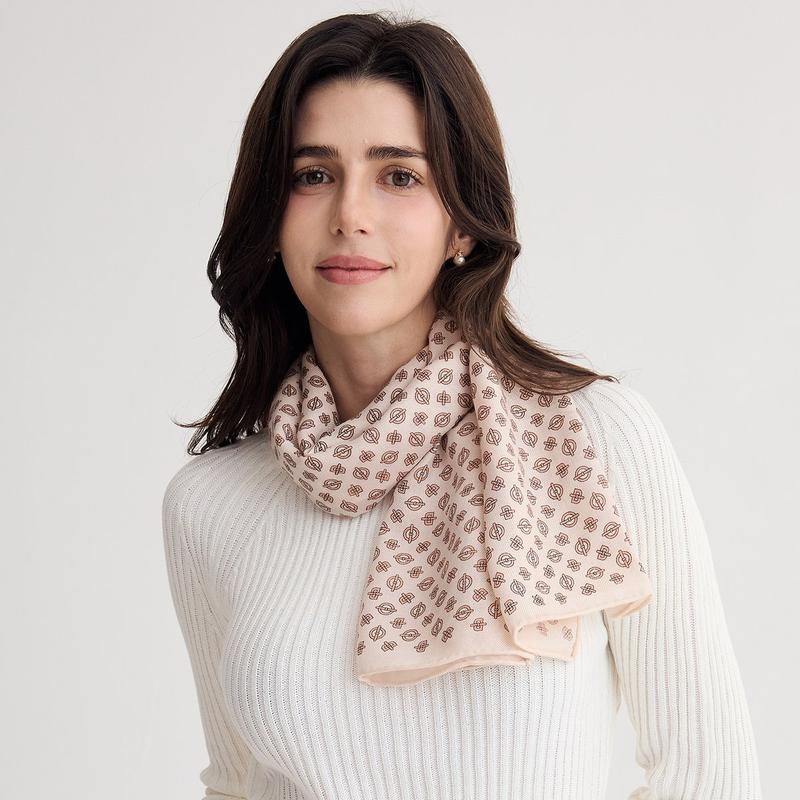 ウールカシミアスカーフFKO043I