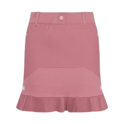 正規品 PEARLY GATES ゴルフ PGG レディース フリル パンチング ウーブン ミックス スカート