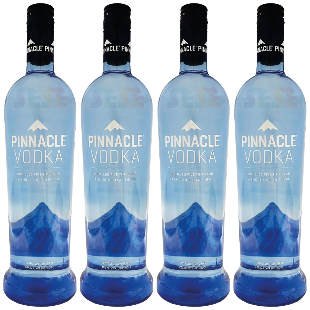 [正規品] ピナクル ウォッカ 4本セット 750ml / 40度 アメリカ PINNACLE VODKA
