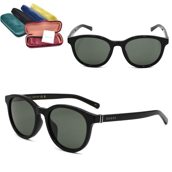 サングラス GG1674SK-001 サングラス アジアンフィット メンズ レディース ユニセックス ブラック グレー