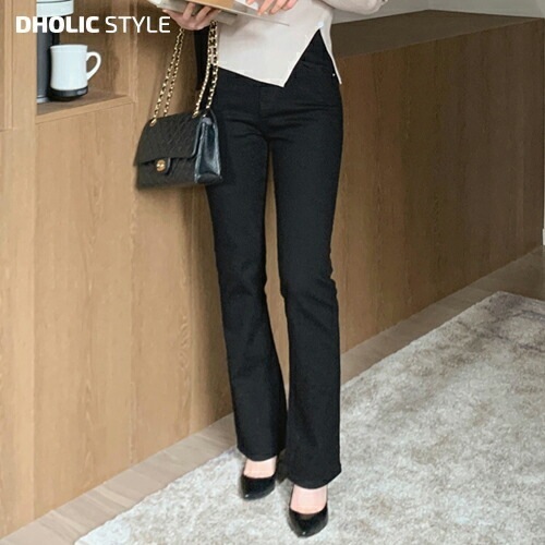 [メガ割りSALE]2TYPEブラックフレアパンツ・p634171