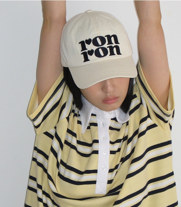 Qoo10 ロンロン LOGO BALL CAP キャップ [
