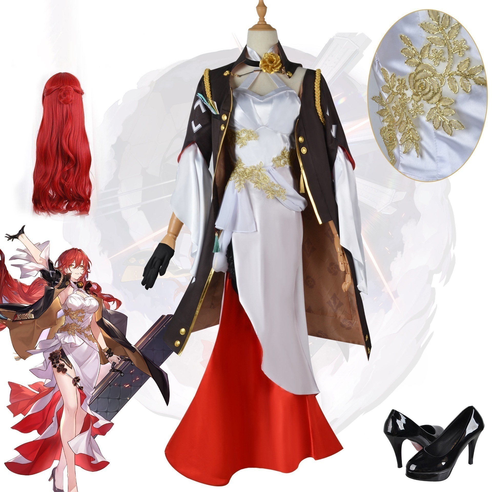 星穹鉄道cos姫子cos服フルセット崩壊三ゲーム同モデル姫子コスプレ服 13,216円