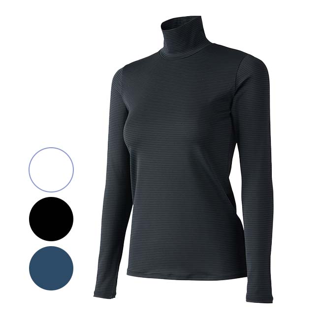 プリンス(Prince) レディース ハイネック長袖インナーシャツ 吸汗速乾 UPF50+ ストレッチシングルジャージー素材 WA4076 【日本サイズ】