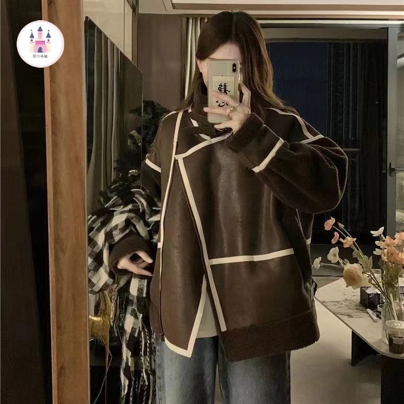 Hot!!!機関車服女性冬コート女性年新型冬ネット人気爆発ジャケット