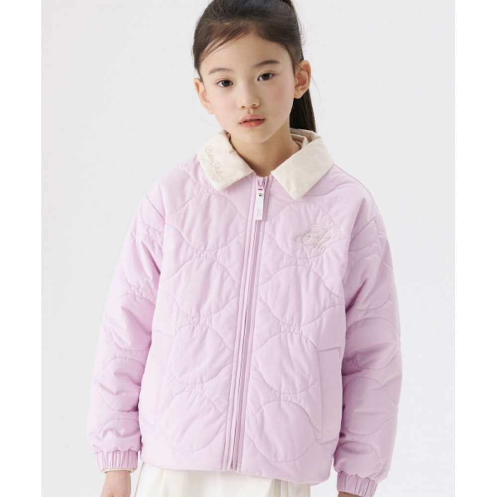 フィラ 子供用女の子用キルティングカラーパッド入りジャケット (FK2JKG1302FLAC)