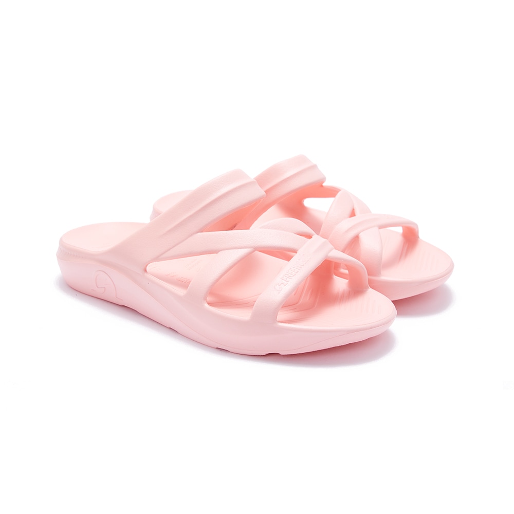 リカバリージェットストラップピンクシューズ フリーワールド ビーチサンダル スリップ ストラップシューズ ファッションシューズ バカンス