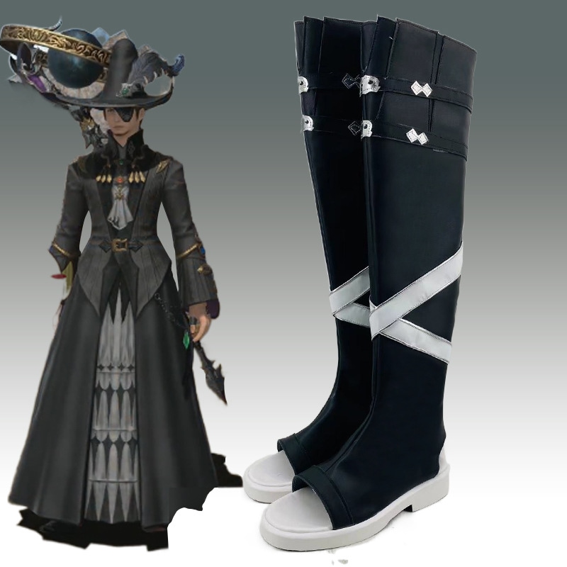 ファイナルファンタジー ダークデーモンクラス制服コス靴二次元コミック展示パフォーマンスシューズ