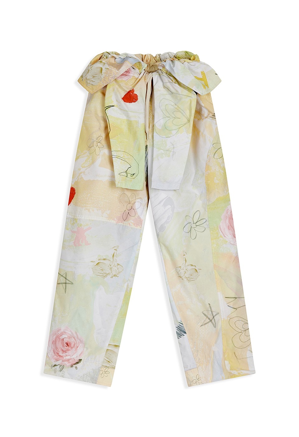 【OPEN Yy】25FW GRAPHIC WRAP PADDED PANTS : MULTI