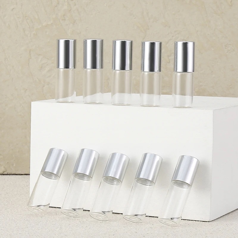 空のアロマセラピーフレグランロール,プラスチック製ロールボール,詰め替え可能,3ml,10個
