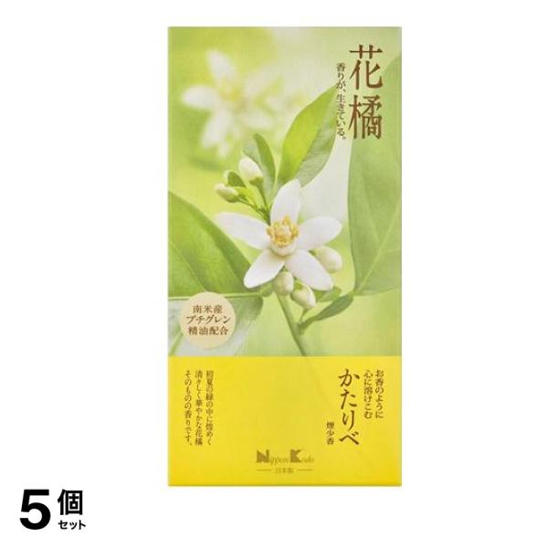 日本香堂 かたりべ 花橘 バラ詰 100g 5個セット