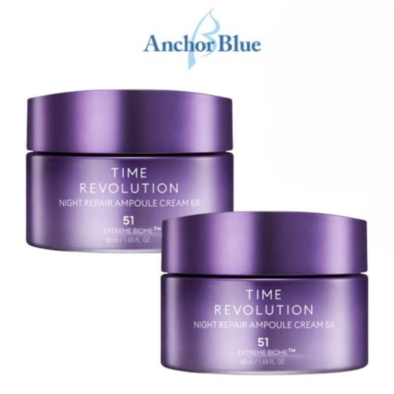 タイムレボリューションナイトリペアアンプルクリーム5X 50ml2個