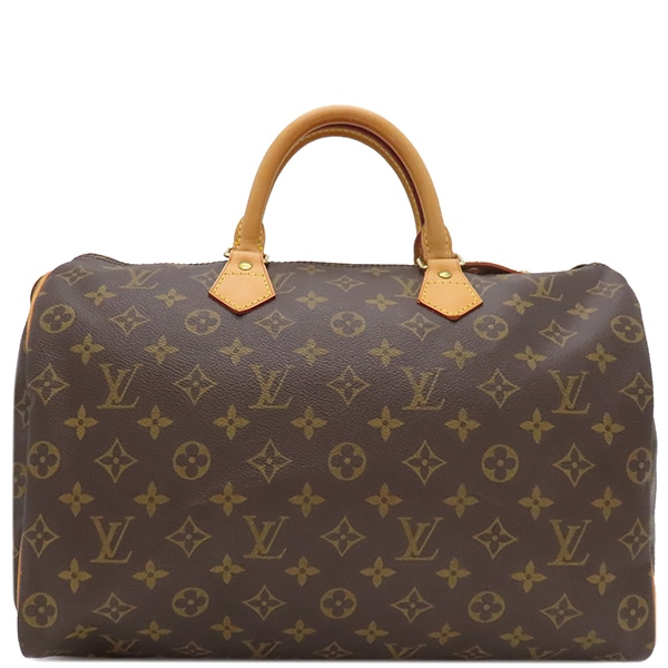 ルイヴィトン LOUIS VUITTON ボストンバッグ スピーディ 35 モノグラムキャンバス モノグラム ゴールド金具 茶 ボストン 鍵・パドロック欠品 M41524 AA0065【中古】