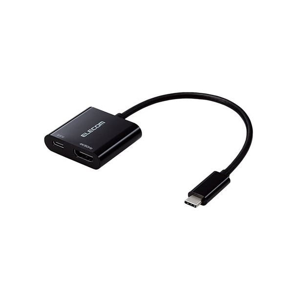 エレコム USB Type-C(TM) - HDMI(R)変換アダプター 1ポート USB PD 15cm ブラック MPA-CHDMIPD15BK 5,977円