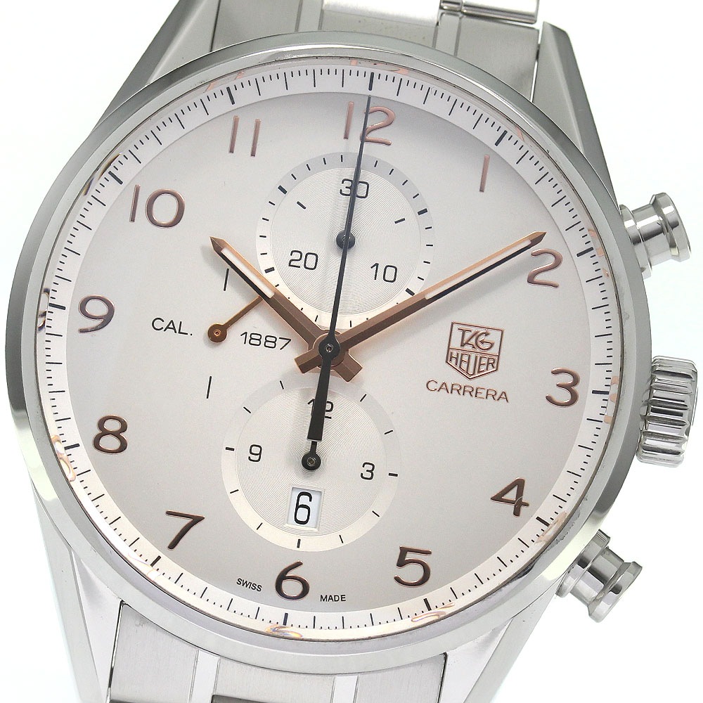 タグホイヤー TAG HEUER CAR2012 カレラ キャリバー1887 クロノグラフ 自動巻き メンズ 良品 _823352【中古】